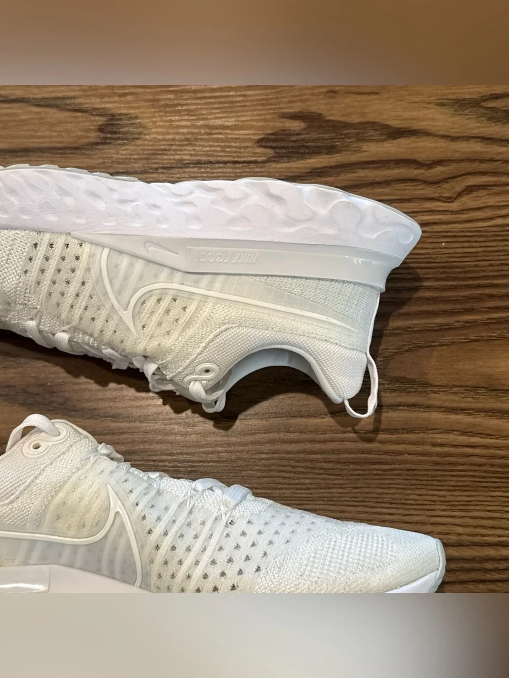 Nike React Infinity Run FK 2 White/Pure Platinum Shoes CT2357-103 Men's Size 9